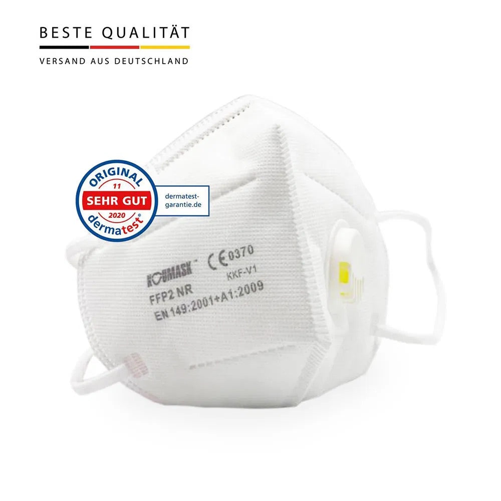 KOUMASK FFP2 Atemschutzmaske mit Ausatemventil (einzeln verpackt)