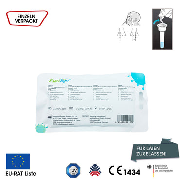 ExactSign™ COVID-19 Antigen Rapid Test Casette – Vorgefüllte Pufferlösung (Laientest)
