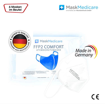Maskmedicare FFP2 NR Masken (Made in Germany) CE2163 / 6er Pack